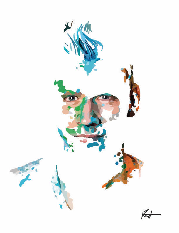 "Colored Jazza Portrait" 2023