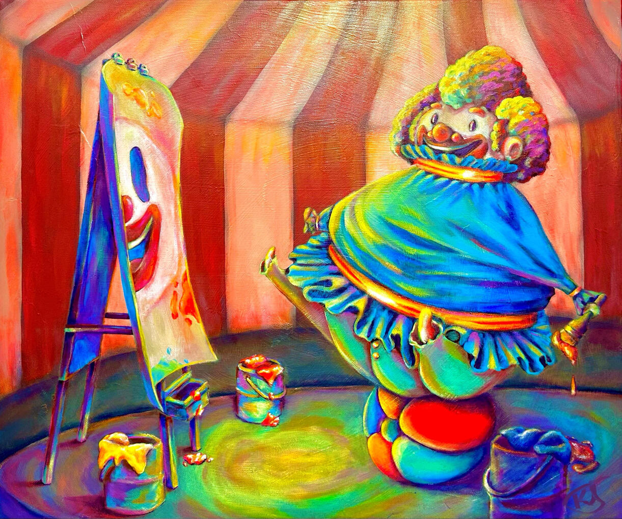 "Hoo Hoo (painting)" 2024